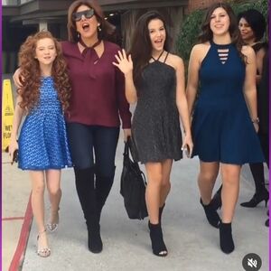 Sally Miller Couture Dress in Blue and White